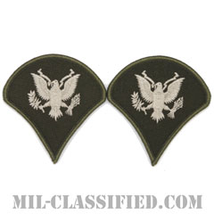 特技兵（Specialist (SPC)）[AGSU/メロウエッジ/階級章（男性用）/パッチ/ペア（2枚1組）]の画像