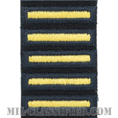 海外勤務(派遣)章（Overseas Service Bar）[カラー（ブルー）/カットエッジ/男性用/パッチ]の画像