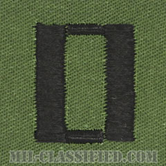 大尉（Lieutenant）[サブデュード/海軍階級章/生地テープパッチ/ペア（2枚1組）]の画像