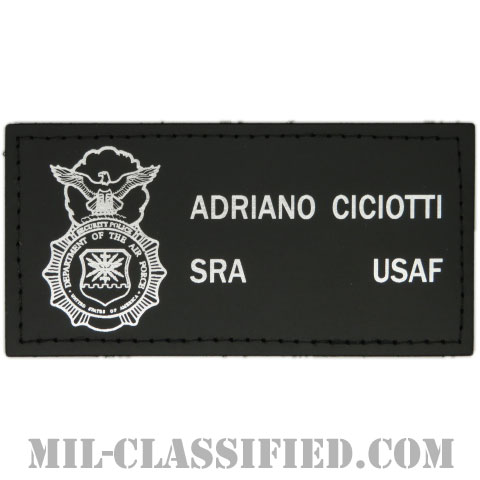 ADRIANO CICIOTTI上等空兵 (空軍警備隊章(セキュリティーポリス))（Senior Airman, Security Police Badge）[レザーネームタグ/ベルクロ付パッチ]画像
