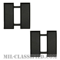 大尉（Captain (CPT)）[サブデュード（ブラックメタル）/階級章/バッジ/ペア（2個1組）]の画像