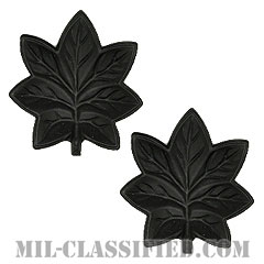 中佐（Lieutenant Colonel/Commander）[サブデュード（ブラックメタル）/レギュラーサイズ/海軍・海兵隊階級章/バッジ/ペア（2個1組）]の画像