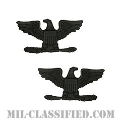 大佐（Colonel/Captain）[サブデュード（ブラックメタル）/襟用ミニサイズ/階級章/バッジ/ペア（2個1組）]の画像