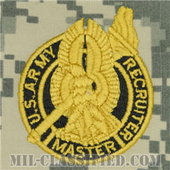 陸軍募兵章 (マスター)（Army Recruiter Badge, Master）[UCP（ACU）/パッチ]画像