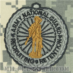 州兵募兵維持章 (シニア)（Army National Guard Recruiting and Retention Badge, Senior）[UCP（ACU）/パッチ]画像