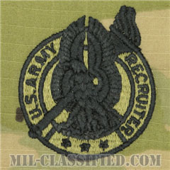 陸軍募兵章 (ベーシック)（Army Recruiter Badge, Basic）[OCP（7C）/パッチ]の画像