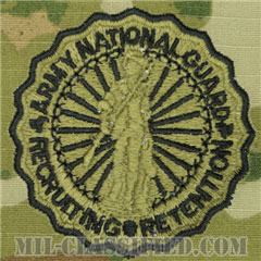 州兵募兵維持章 (ベーシック)（Army National Guard Recruiting and Retention Badge, Basic）[OCP/パッチ]画像