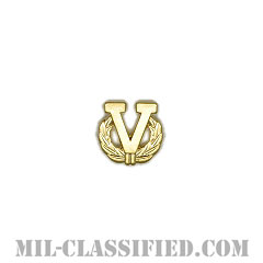 文字Vリース (ゴールド)（Letter "V" Wreath, Gold）[リボン用デバイス（Attachment Device）]の画像