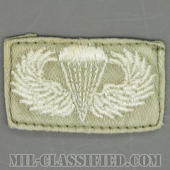 空挺章 (ベーシック)（Parachutist Badge, Basic）[カラー/パッチ/中古1点物]の画像