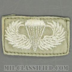 空挺章 (ベーシック)（Parachutist Badge, Basic）[カラー/パッチ/中古1点物]画像