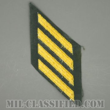 年功章 4連(勤続12年)（Service Stripe）[グリーン・ツイル生地/1950s/パッチ/1点物]画像