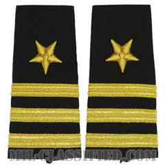 中佐（Commander, Line Officer）[ショルダー階級章/ペア（2枚1組）]の画像