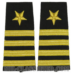 大佐（Captain, Line Officer）[ショルダー階級章/ペア（2枚1組）]画像