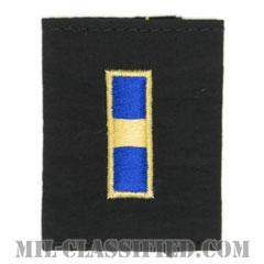 准尉 (WO-1)（Warrant Officer 1）[コールドウェザーパーカー用（ブラック）スライドオン階級章]の画像