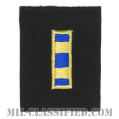 准尉 (CWO-2)（Chief Warrant Officer 2）[コールドウェザーパーカー用（ブラック）スライドオン階級章]の画像