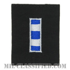 准尉 (CWO-4)（Chief Warrant Officer 4）[コールドウェザーパーカー用（ブラック）スライドオン階級章]の画像