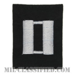 大尉（Lieutenant）[コールドウェザーパーカー用（ブラック）スライドオン階級章]の画像