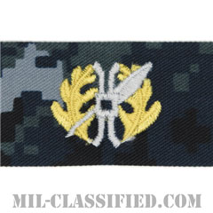 法律科章（Law Community）[NWU Type1/海軍徽章/生地テープパッチ]の画像