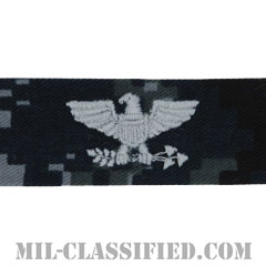 大佐（Captain）[NWU Type1/襟用階級章/生地テープパッチ/ペア（2枚1組）]の画像