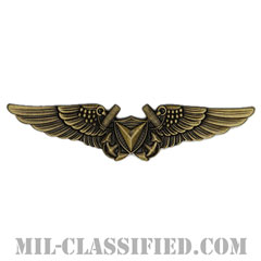 無人航空機システム章 (将校用)（Unmanned Aircraft Systems (UAS) Officer）[カラー/燻し金/バッジ]の画像