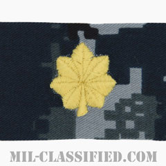 少佐（Lieutenant Commander）[NWU Type1/キャップ用階級章/生地テープパッチ]の画像