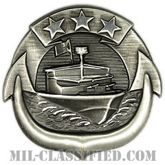 Small Craft Petty Officer in Charge [カラー/燻し銀/バッジ]の画像