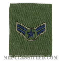 一等空兵（Airman First Class）[サブデュード（Subdued）/ゴアテックスパーカー用スライドオン空軍階級章]の画像