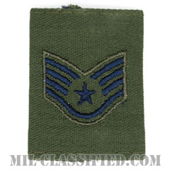 軍曹（Staff Sergeant）[サブデュード（Subdued）/ゴアテックスパーカー用スライドオン空軍階級章]画像
