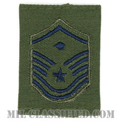 先任曹長（First Sergeant (E-7)）[サブデュード（Subdued）/ゴアテックスパーカー用スライドオン空軍階級章]の画像
