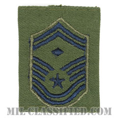 先任上級曹長（First Sergeant (E-8)）[サブデュード（Subdued）/ゴアテックスパーカー用スライドオン空軍階級章]の画像