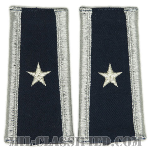 准将（Brigadier General (BG)）[空軍ブルー/ショルダー階級章（1992-1994）/ロングサイズ肩章/ペア（2枚1組）]の画像