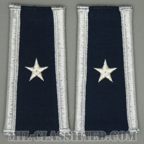 准将（Brigadier General (BG)）[空軍ブルー/ショルダー階級章（1992-1994）/ロングサイズ肩章/ペア（2枚1組）]画像