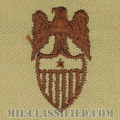 准将補佐官（Aide to the Brigadier General）[デザート/兵科章/パッチ/ペア（2枚1組）]の画像