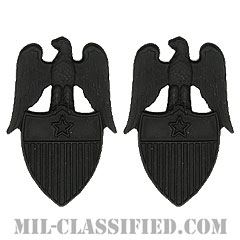 准将補佐官（Aide to the Brigadier General）[サブデュード（ブラックメタル）/兵科章/バッジ/ペア（2個1組）]の画像