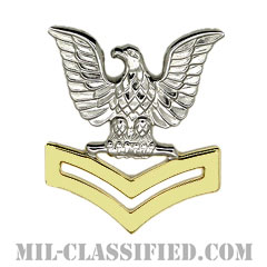 二等兵曹（ゴールド）（Petty Officer Second Class, Good conduct）[カラー/キャップ用階級章/バッジ]画像