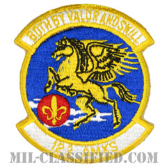 第123航空機整備隊（123rd Aircraft Maintenance Squadron）[カラー/カットエッジ/パッチ]の画像