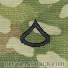 上等兵（Private First Class (PFC)）[OCP（7C）/階級章/チェスト用縫い付けパッチ]の画像