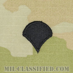 特技兵（Specialist (SPC)）[OCP（3C）/階級章/キャップ・チェスト用縫い付けパッチ]の画像
