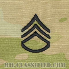 二等軍曹（Staff Sergeant (SSG)）[OCP/階級章/チェスト用縫い付けパッチ]画像