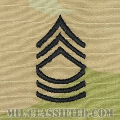 曹長（Master Sergeant (MSG)）[OCP/階級章/チェスト用縫い付けパッチ]画像