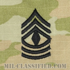 先任曹長（First Sergeant (1SG)）[OCP/階級章/チェスト用縫い付けパッチ]画像