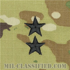 少将（Major General (MG)）[OCP/階級章/チェスト用縫い付けパッチ]画像