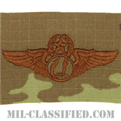 遠隔操縦航空機センサーオペレーター章 (マスター)（Remotely Piloted Aircraft Sensor Operator Badge, Master）[OCP/ブラウン刺繍/パッチ]の画像