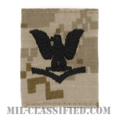 三等兵曹（Petty Officer Third Class）[NWU Type2（AOR1）/ユニフォーム・パーカー用スライドオン階級章]の画像