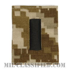 中尉（Lieutenant Junior Grade）[NWU Type2（AOR1）/ユニフォーム・パーカー用スライドオン階級章]の画像
