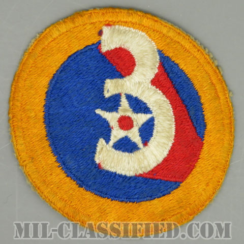 第3空軍（3rd Air Force）[カラー/カットエッジ/パッチ/中古1点物]の画像