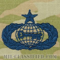 情報章 (シニア)（Intelligence Badge, Senior）[OCP/宇宙軍ブルー刺繍/パッチ]画像