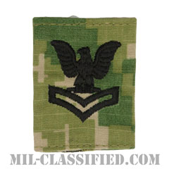二等兵曹（Petty Officer Second Class）[NWU Type3（AOR2）/ユニフォーム・パーカー用スライドオン階級章]の画像