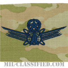 宇宙運用章 (マスター/コマンド)（Space Operations Badge/Space Badge, Master/Command）[OCP/宇宙軍ブルー刺繍/パッチ]画像