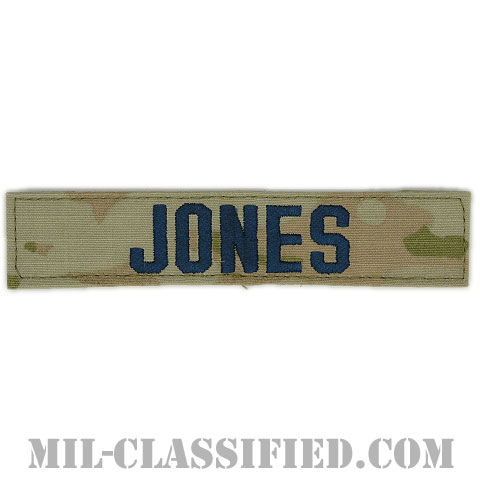 JONES [OCP/ブルー刺繍/宇宙軍ネームテープ/ベルクロ付パッチ]の画像
